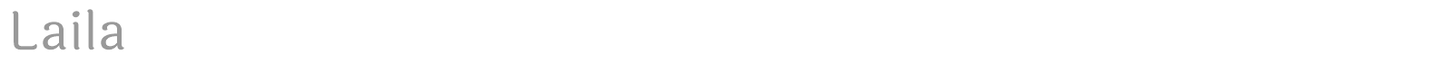 Laila font preview