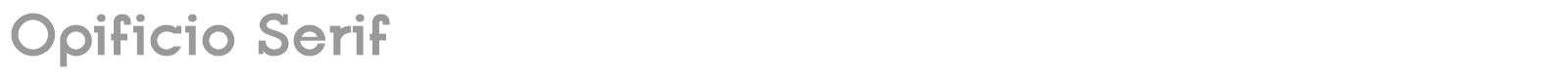 Opificio Serif font preview