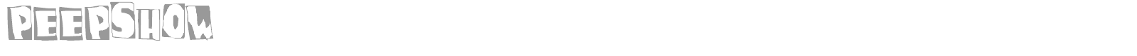 Peepshow font preview