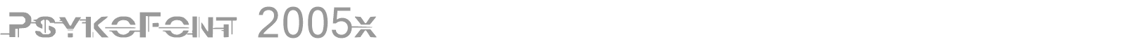 Psyko font preview