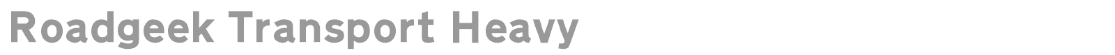 Roadgeek 2000 Series C font preview