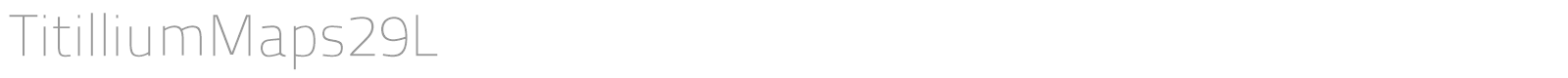 Titillium font preview