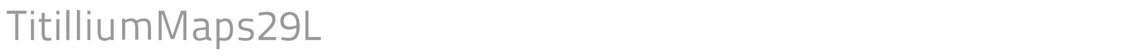 Titillium font preview