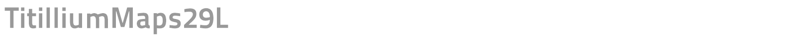 Titillium font preview