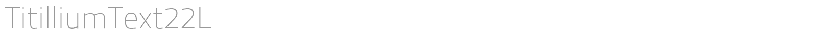 Titillium font preview