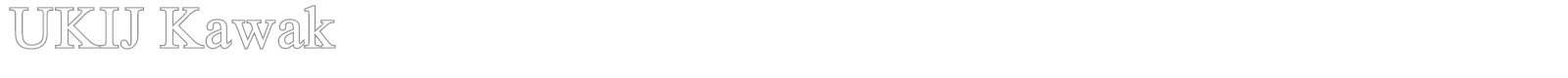 UKIJ Kawak font preview