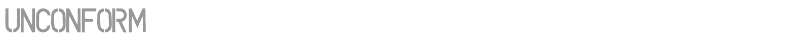UNCONFORM font preview