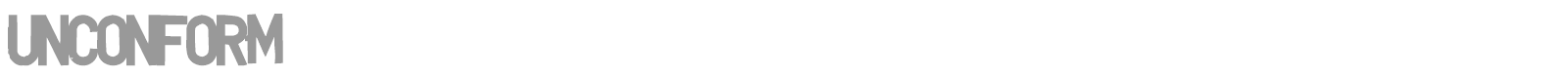 UNCONFORM font preview
