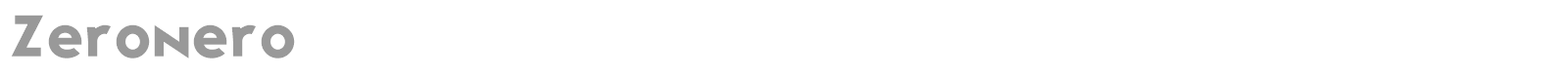 Zeronero font preview