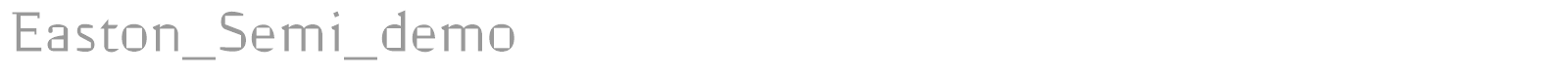 easton font preview