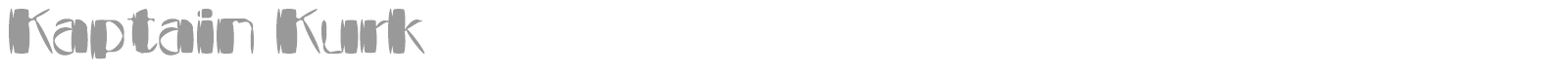 Kaptain Kurk font preview