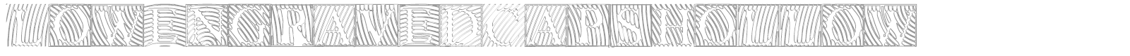 Low Engraved font preview