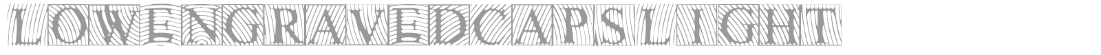 Low Engraved font preview