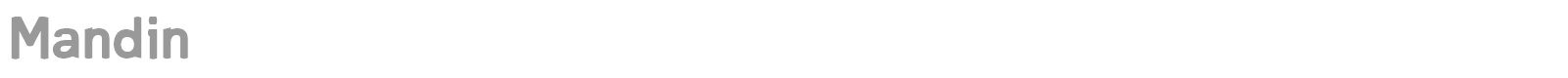 Mandin font preview