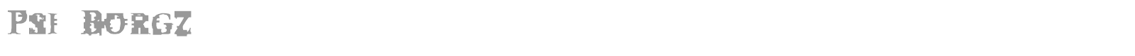 PsiBorgz font preview