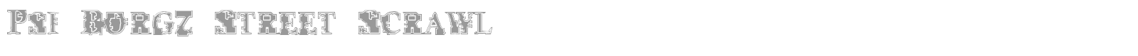 PsiBorgz font preview