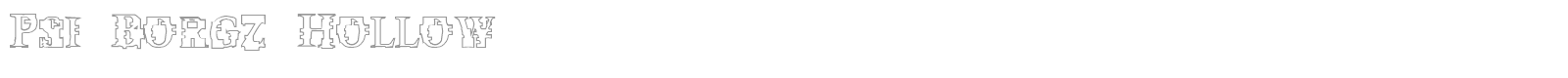PsiBorgz font preview