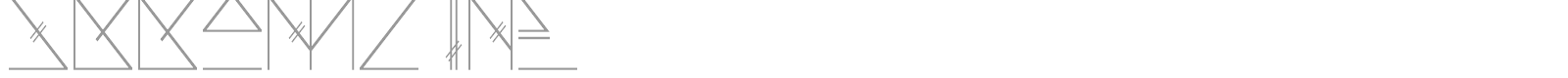 Skramline font preview