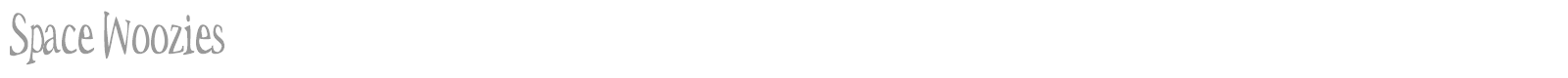 Space Woozies font preview