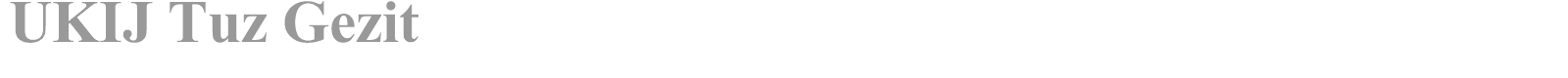 UKIJ Tuz Gezit font preview