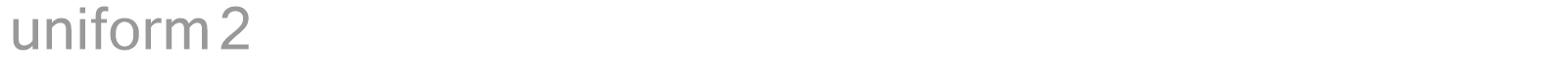 uniform 2 font preview