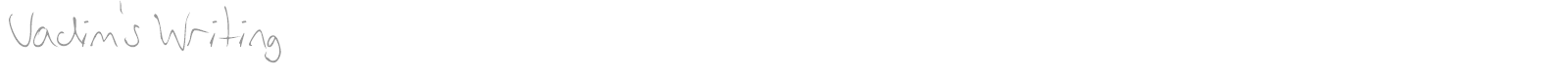 Vadims Hand font preview