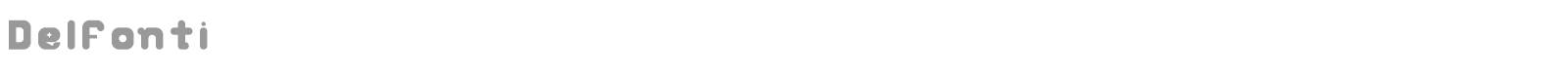 Delfonti font preview