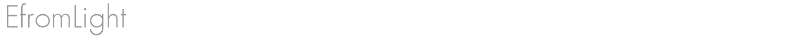 EfromLight font preview