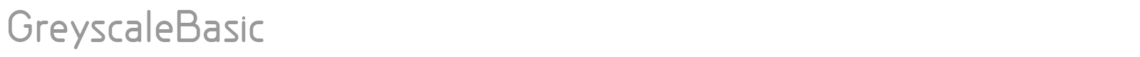 GreyscaleBasic font preview