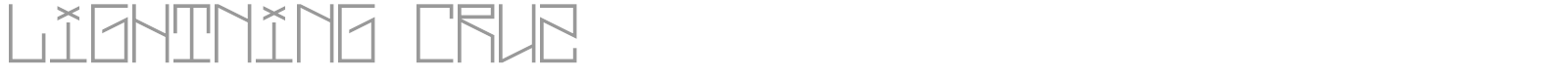Lightning Cruz font preview