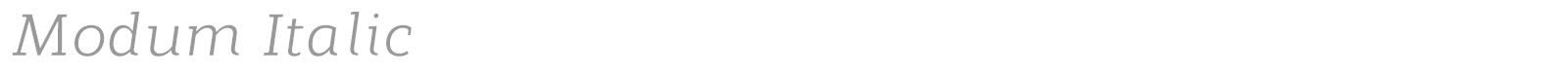 Modum font preview