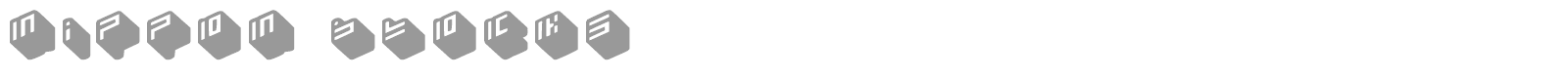 Nippon Blocks font preview