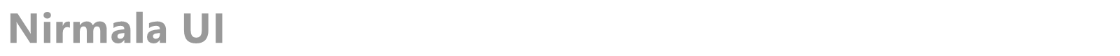 Nirmala UI font preview