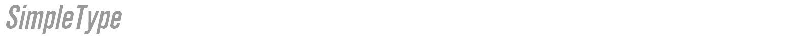 Simpletype font preview