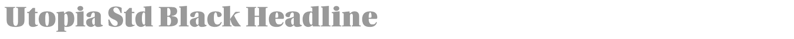 Utopia Std font preview