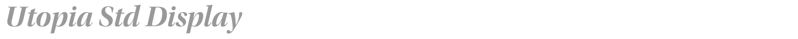 Utopia Std font preview