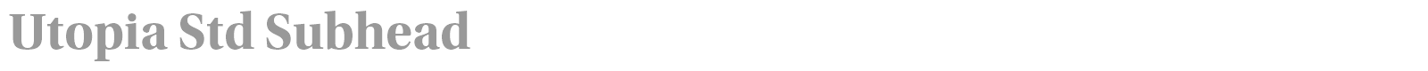 Utopia Std font preview