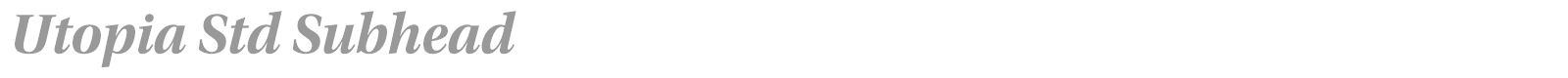 Utopia Std font preview