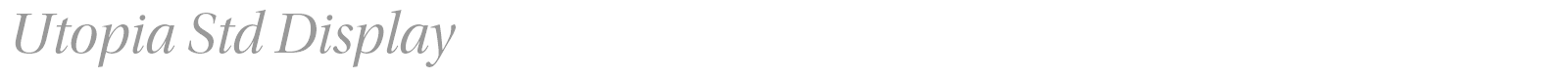 Utopia Std font preview