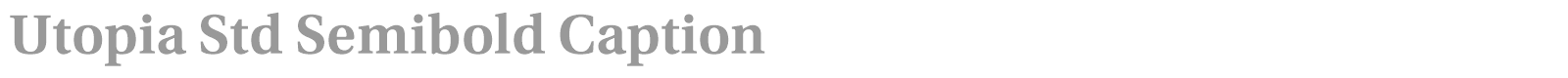 Utopia Std font preview