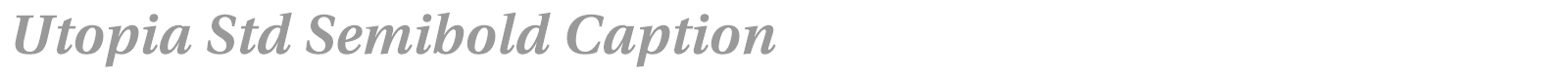 Utopia Std font preview