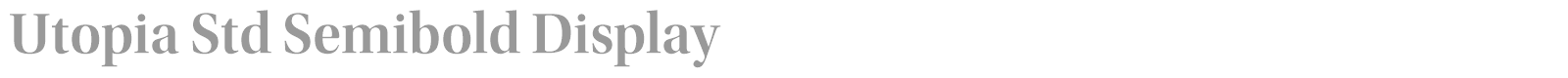 Utopia Std font preview
