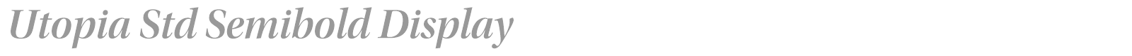 Utopia Std font preview