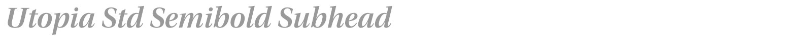 Utopia Std font preview
