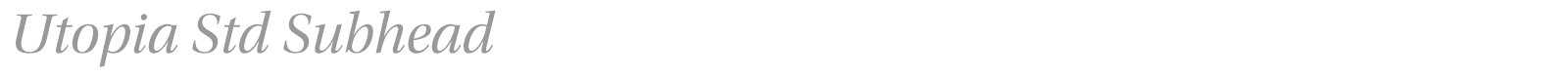 Utopia Std font preview
