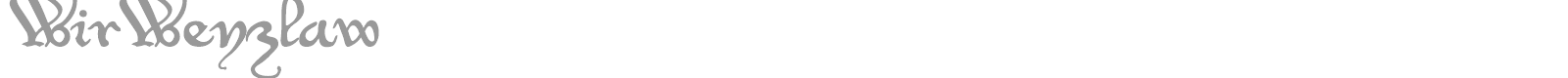 Wenzel font preview