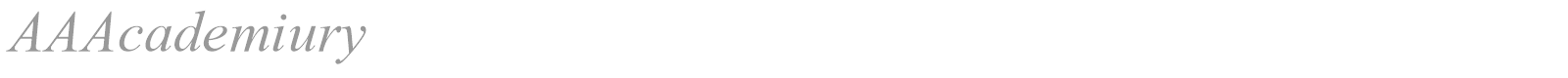 AAAcademiury font preview