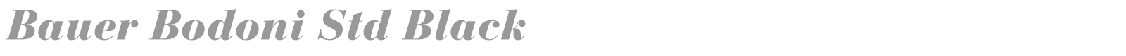 Bauer Bodoni Std 2 font preview