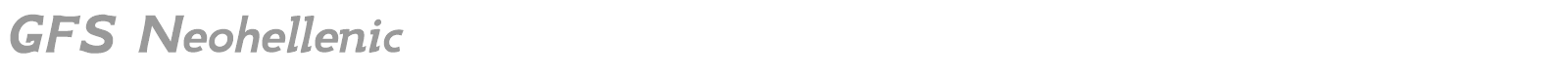 GFS Neohellenic font preview