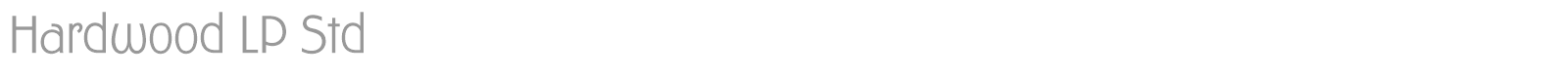 Hardwood LP Std font preview